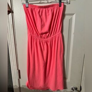 Old Navy Pink Strapless Sundress Casual